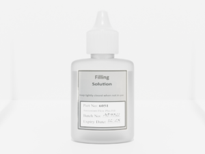 Image showing a small bottle of ammonium flow plus filling solution.