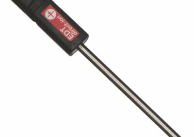 Image showing a stainless steel temperature probe with 3.5mm Jack.