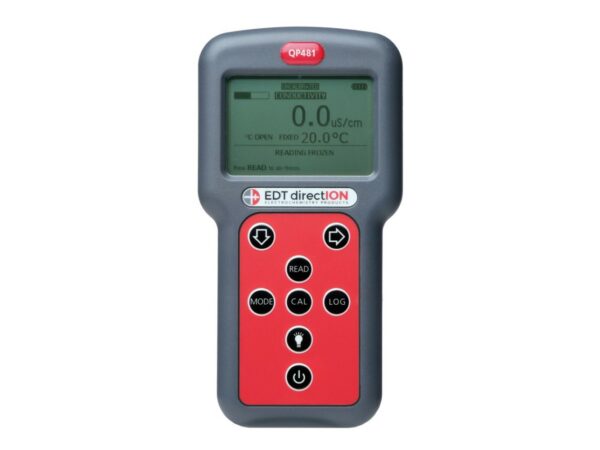 An image showing a portable conductivity meter.